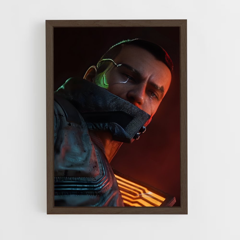Poster Cyber Noir – affiche Cyberpunk (vue 5)